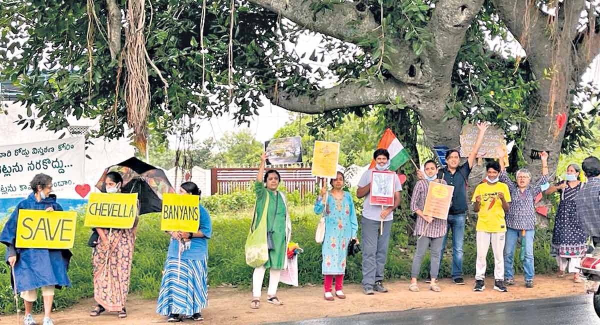 Green crusaders bat for protection of banyan trees in Hyderabad