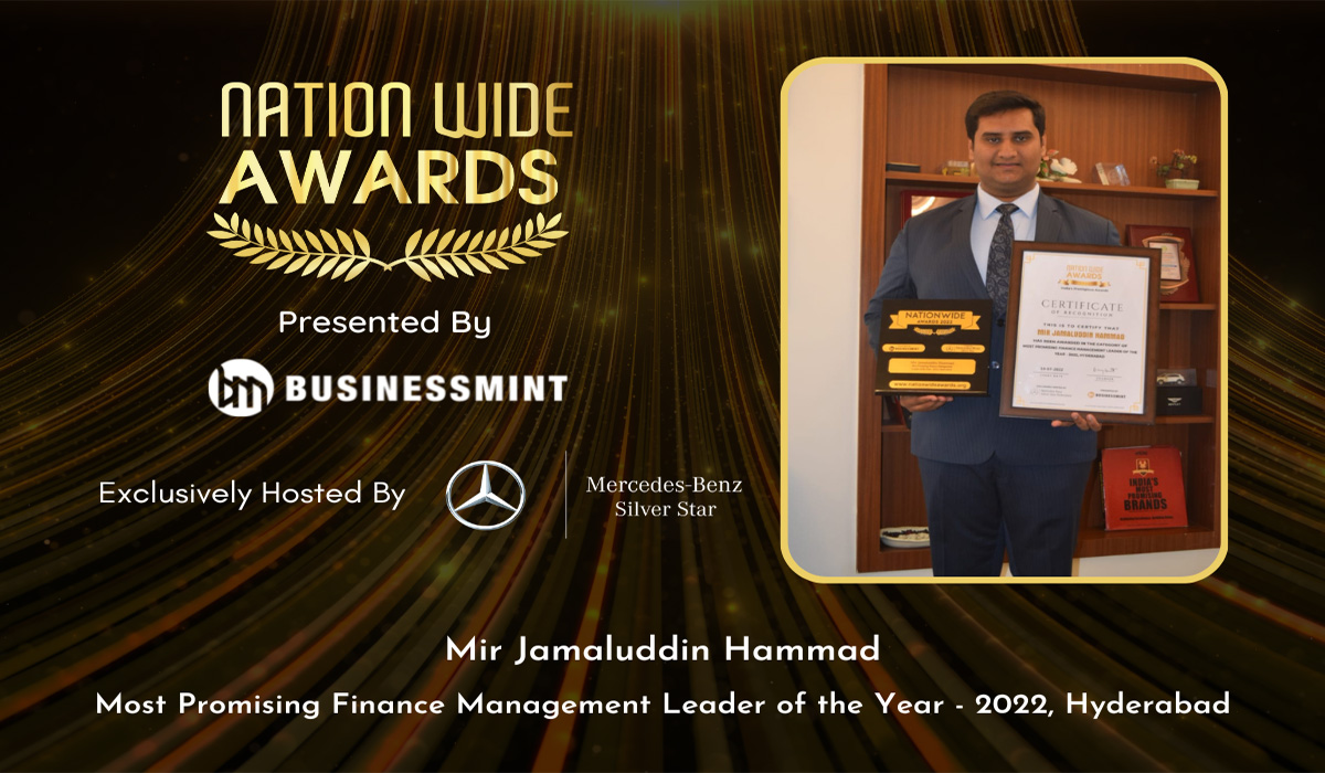 Mir Jamaluddin Hammad has won Most Promising Finance Management Leader of the Year – 2022
