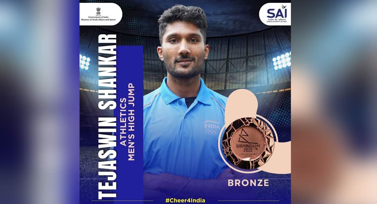 CWG 2022: Tejaswin Shankar wins India’s first track and field medal