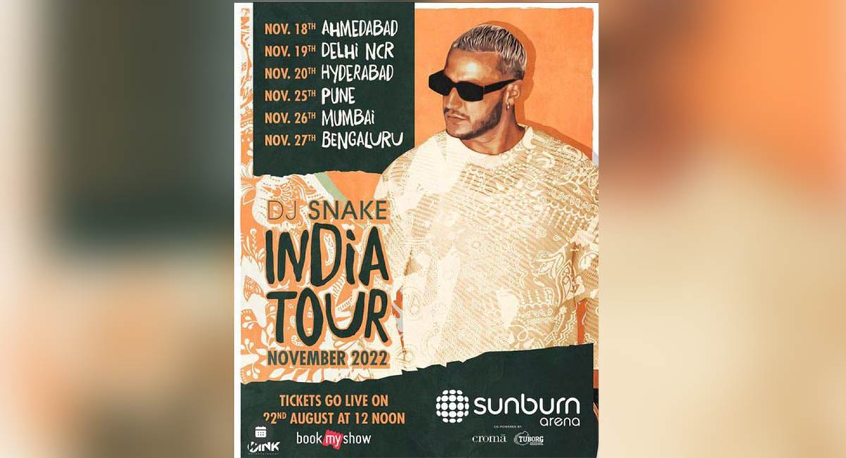 DJ Snake to embark on six city India tour, including Hyderabad