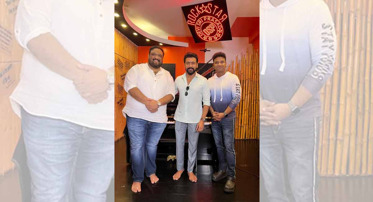 DSP roped in as the music composer of Suriya’s next film