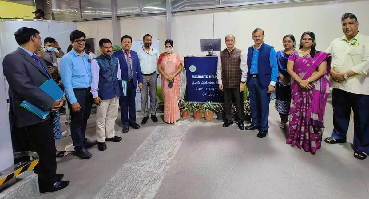 MEA delegation visits Hyderabad, T-Migration app launched