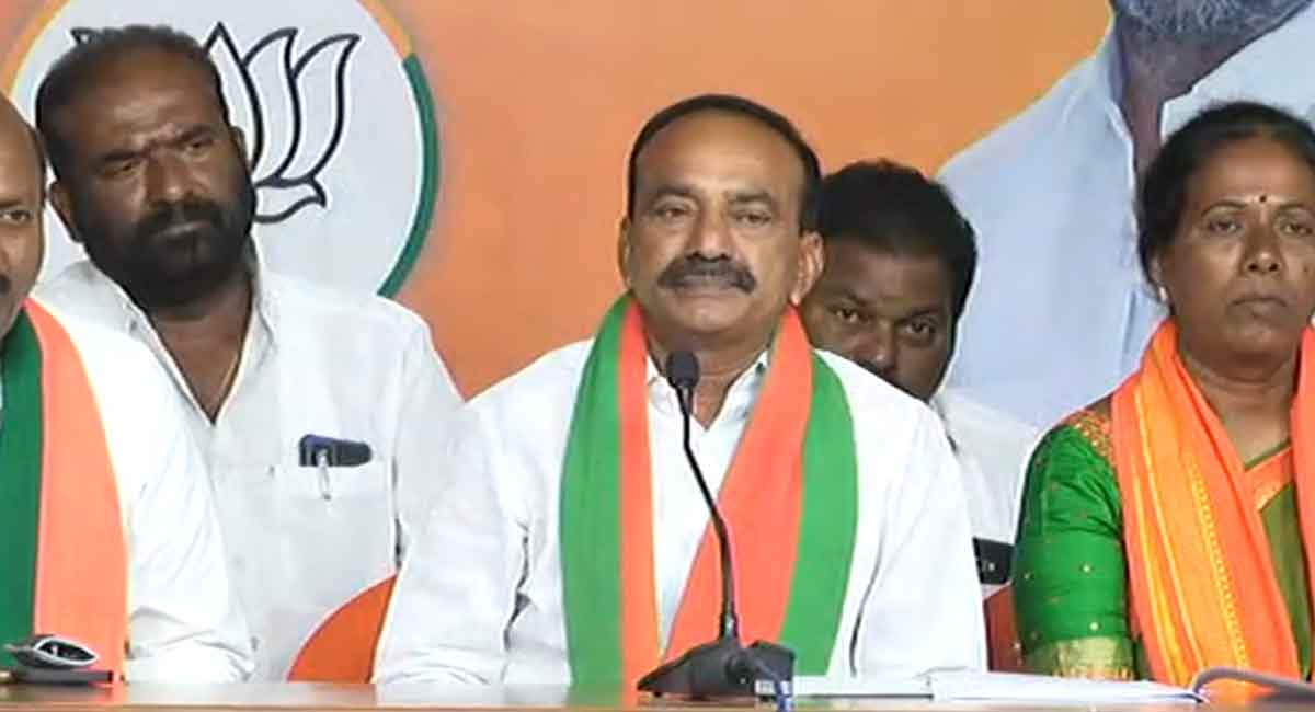 Revanth Reddy speaking out of frustration: Etela Rajender