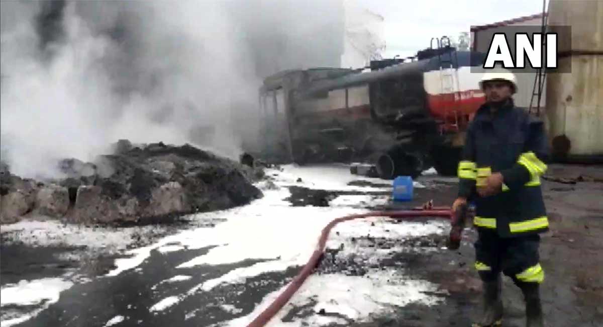 Fire breaks out at pharmaceutical company in Andhra Pradesh’s Anakapalle