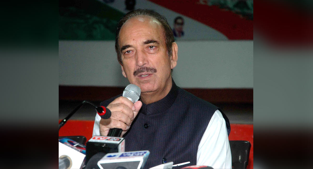 Ghulam Nabi Azad Resigns From Congress Telangana Today