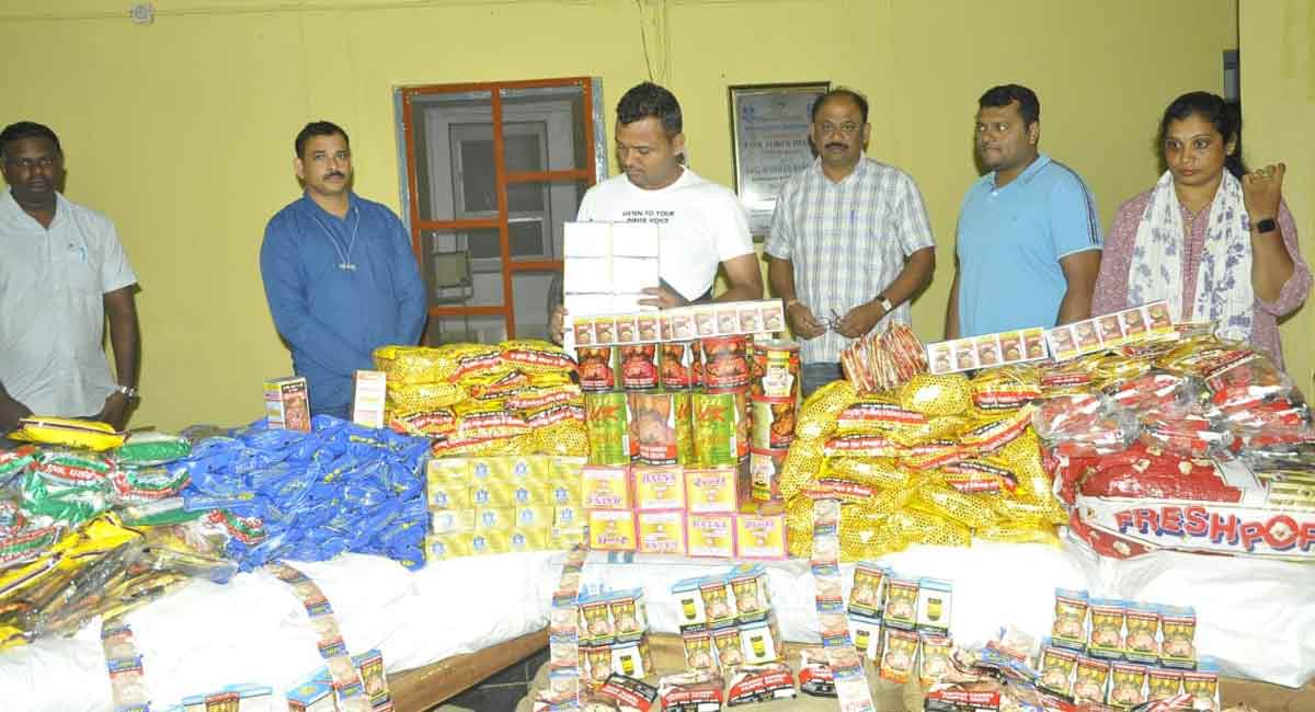 Three held, Rs 6.17 lakh worth Gutka seized in Hanamkonda
