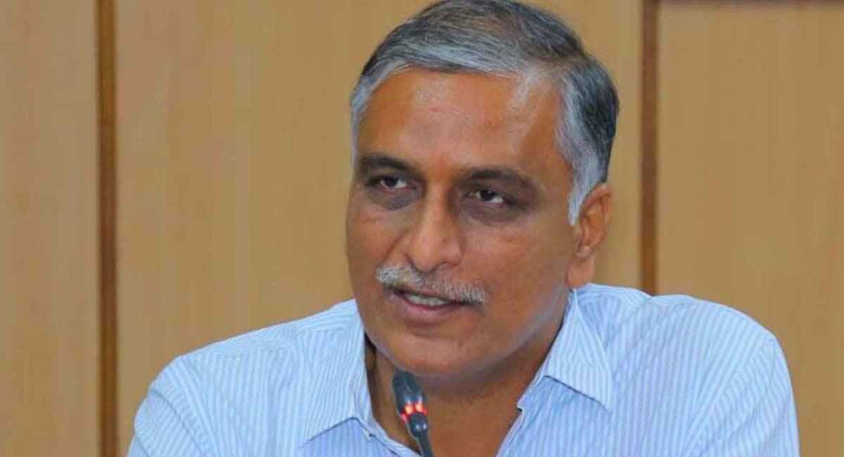 Harish Rao ridicules union Minister’s remarks on Kaleshwaram