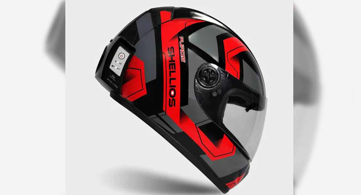 Innovative helmet that helps reduce air pollution