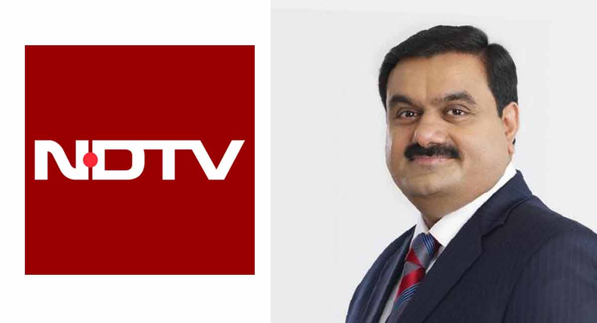 Hostile takeover: Cong on Adani group’s buying of stake in NDTV