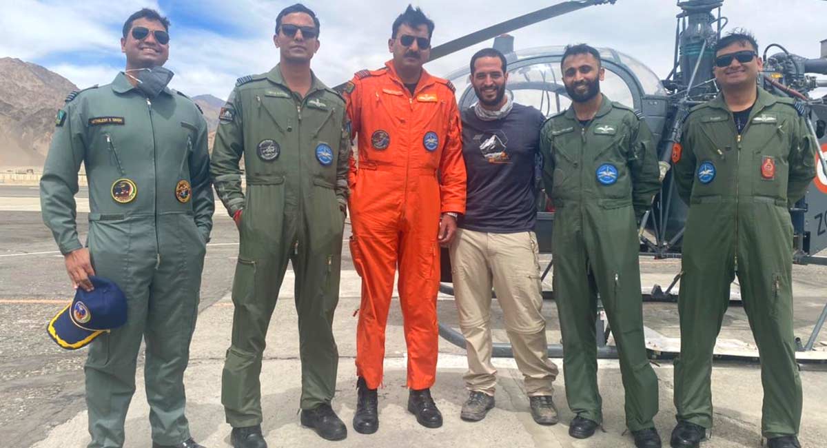 Indian Air Force rescues Israeli national in Ladakh