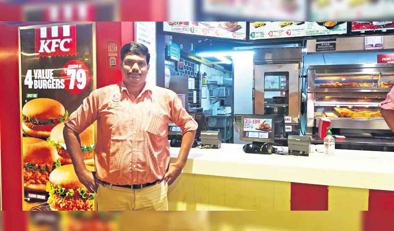 Specially-abled person to manage KFC outlet in Hyderabad