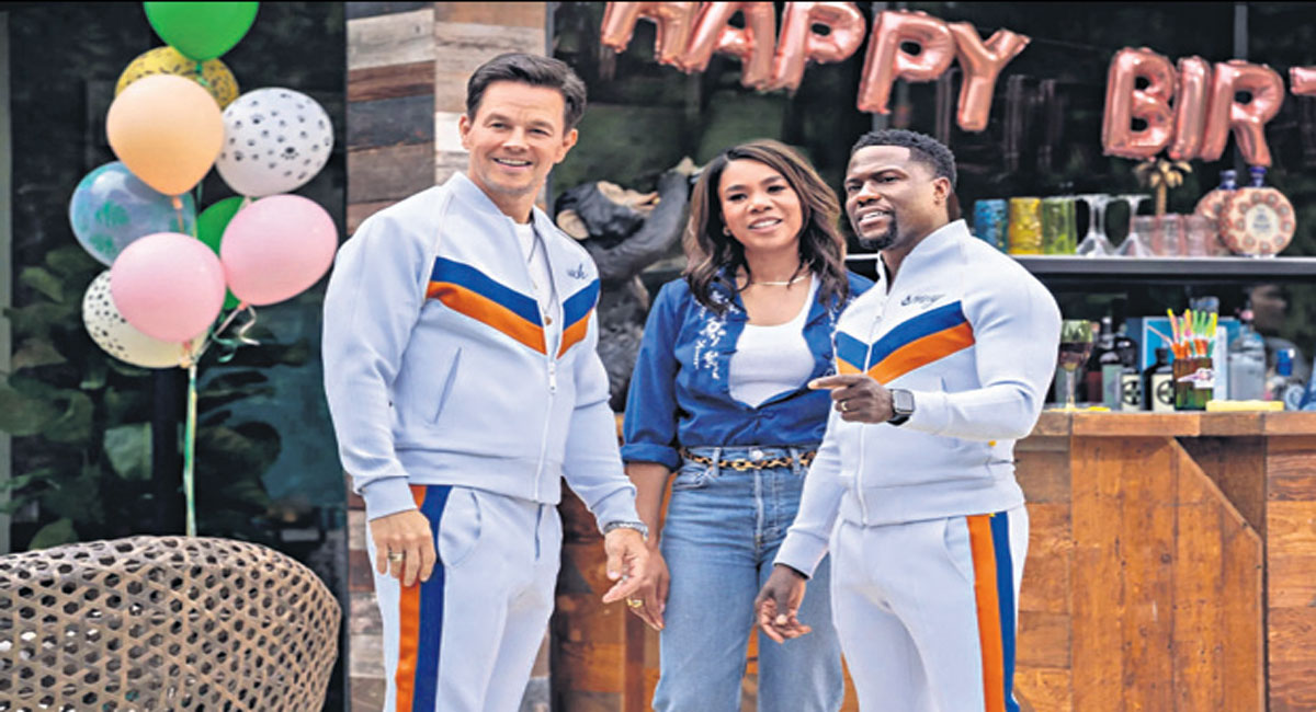 Me Time Review: Wahlberg and Hart make some trouble