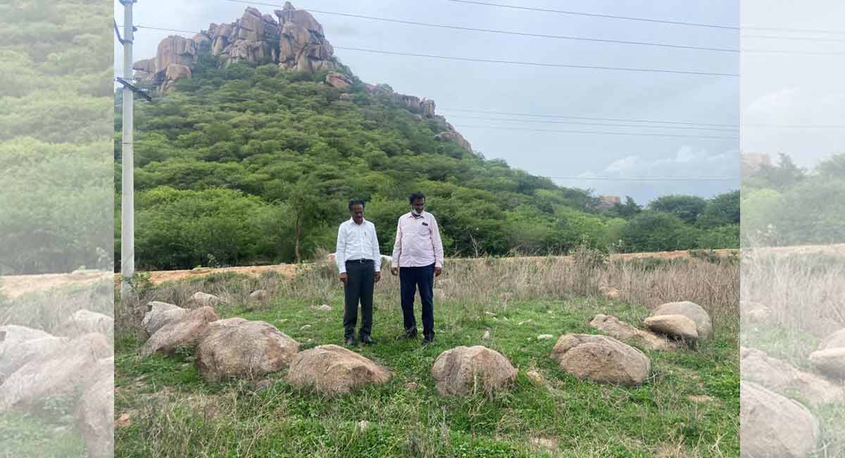 Megalithic burial cluster under threat in Mahabubnagar