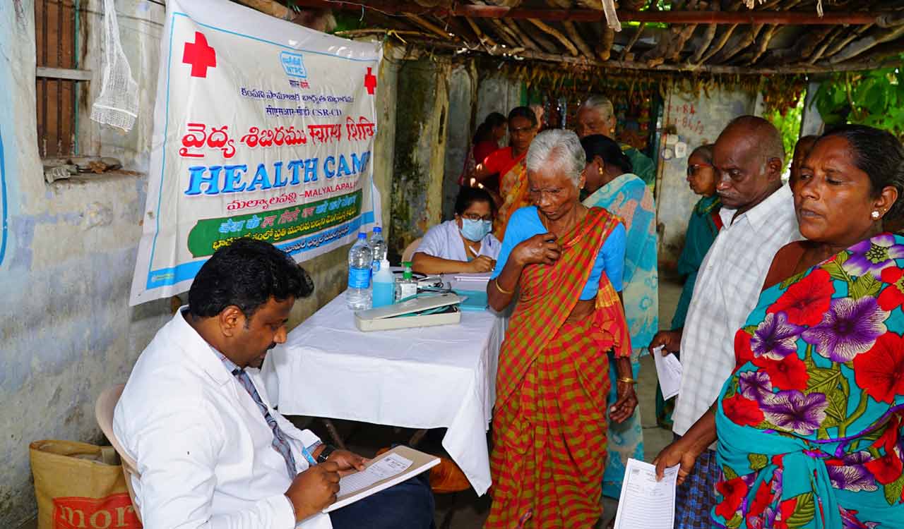 NTPC Ramagundam organises free medical camp at Malyalapalli