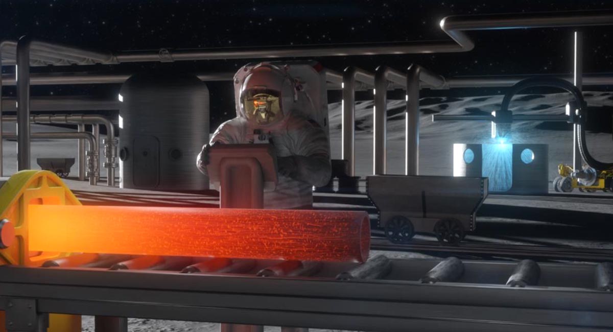 NASA asks students to design metal production pipeline on the Moon