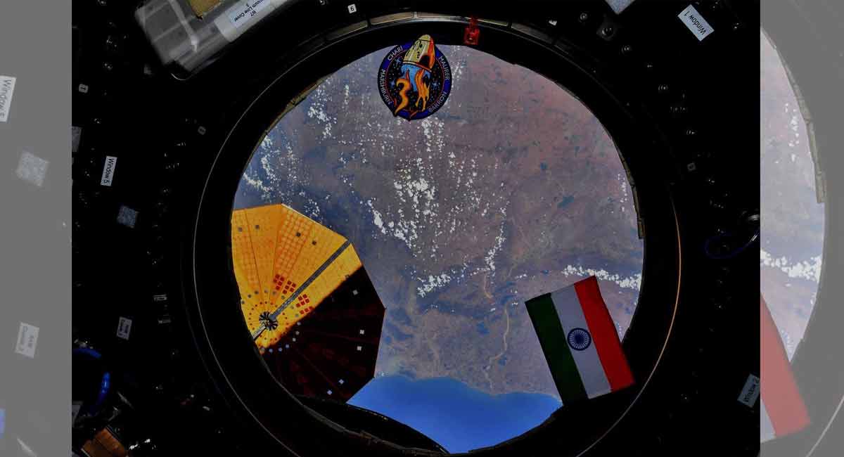 Hyderabad-origin astronaut Raja Chari shares photo of Indian flag at space station