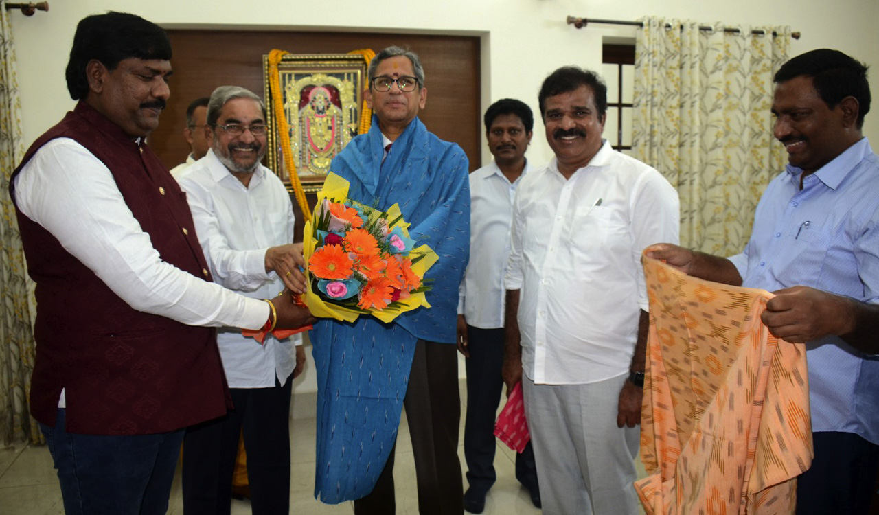 Journalists’ housing sites: Andole MLA thanks former CJI NV Ramana