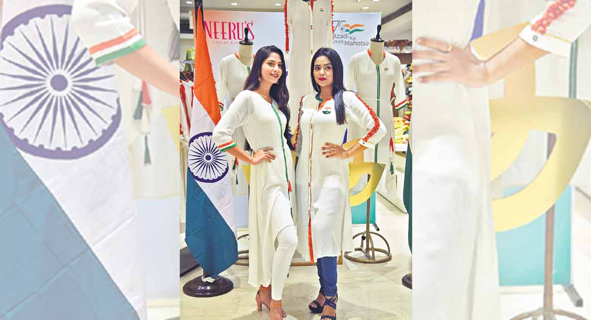 I-Day theme dress by Neeru’s