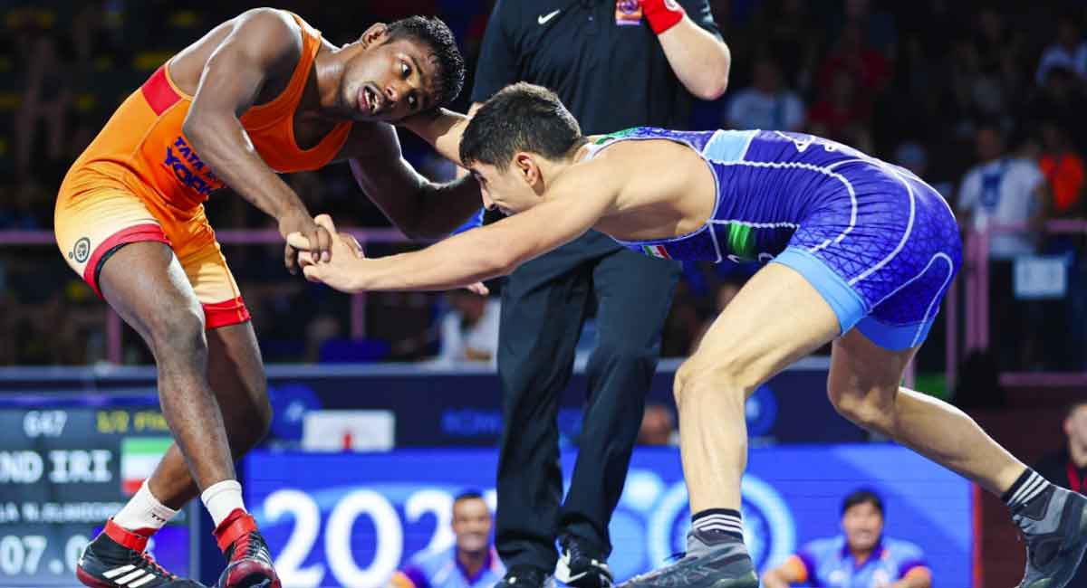 Young Telangana wrestler eyes greater glory on world stage