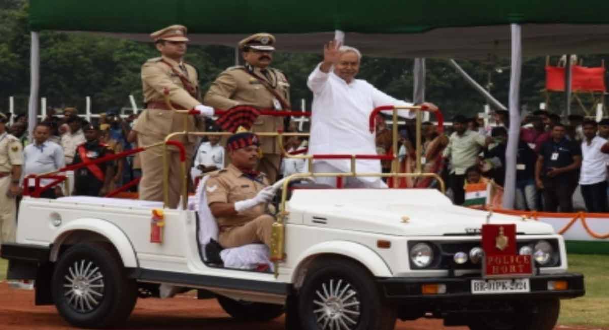 20 lakh jobs for Bihar youth: Nitish’s I-Day announcement