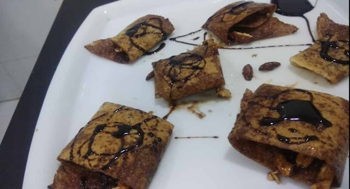 Would you try this chocolate and nut dosa?