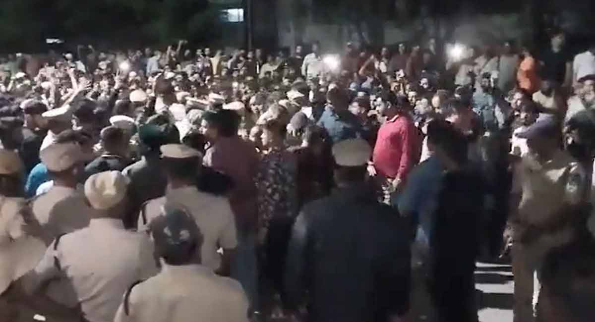 Protests in Hyderabad’s old city over BJP legislator Raja Singh’s comments