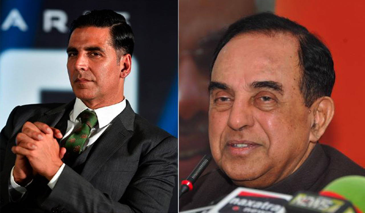 Subramanian Swamy sends legal notice to actors, makers of Akshay Kumar-starrer ‘Ram Setu’