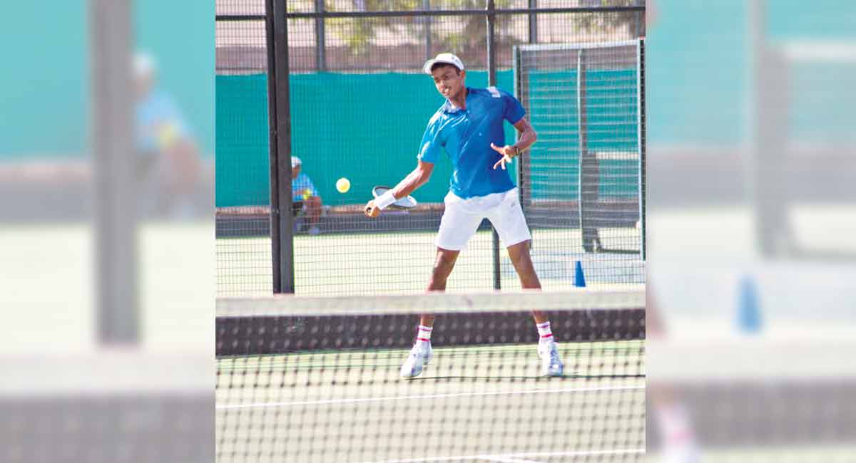 Sai Karteek and his partner in final of ITF Men’s doubles tennis tournament