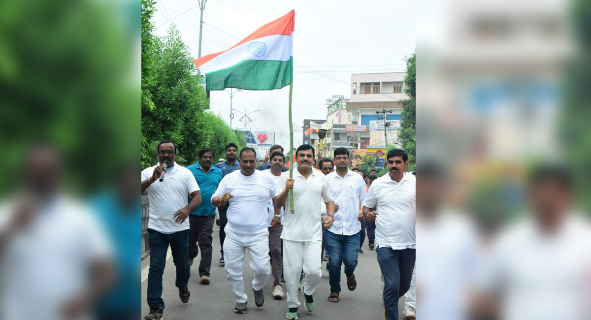 Freedom run held in grand way in erstwhile Medak
