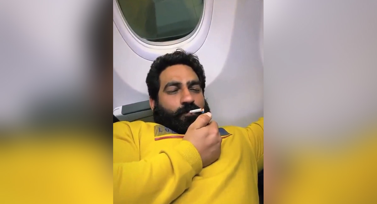 Scindia orders probe after bodybuilder smokes cigarette on plane 