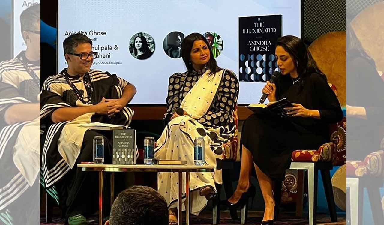 Sobhita Dhulipala puts on her nerd glasses and attends ‘The Illuminated’ book reading event