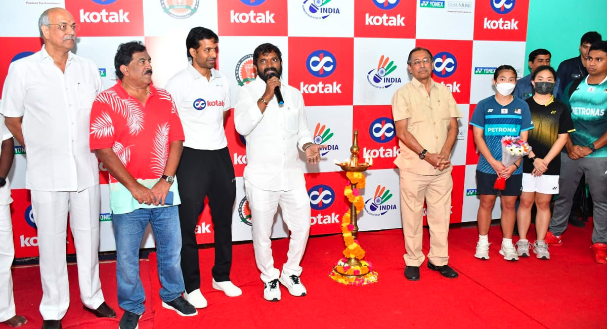 Minister Srinivas Goud inaugurates India Junior International Series 2022