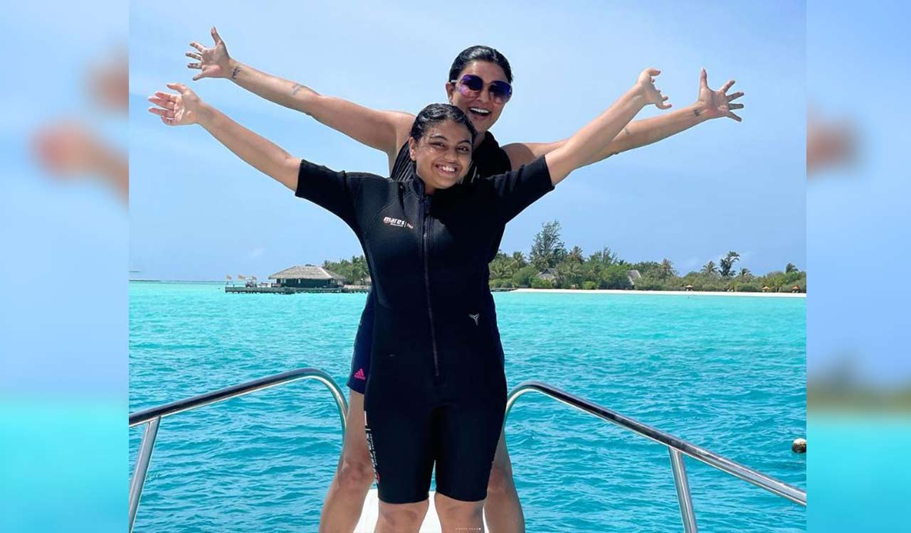 Sushmita Sen wishes daughter Alisah on her 13th birthday