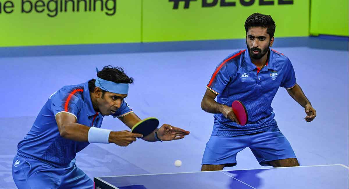 CWG 2022: Kamal-Sathiyan clinch silver medal in men’s doubles TT final