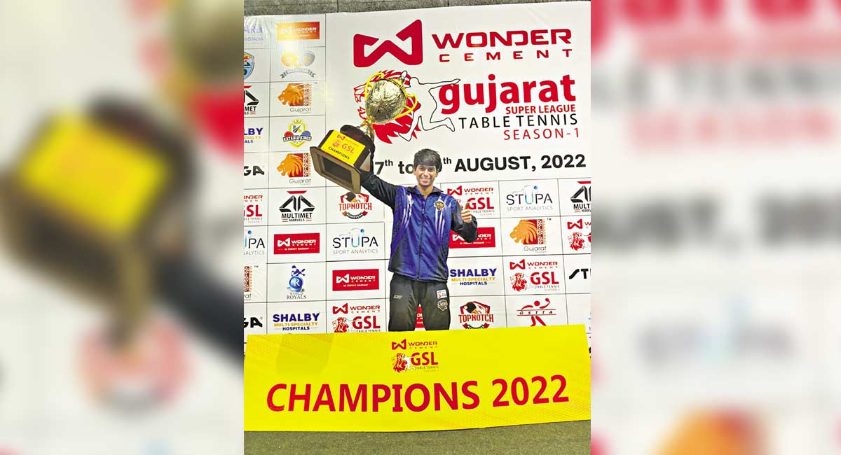 Tapti Tigers win Gujarat Table Tennis Super League