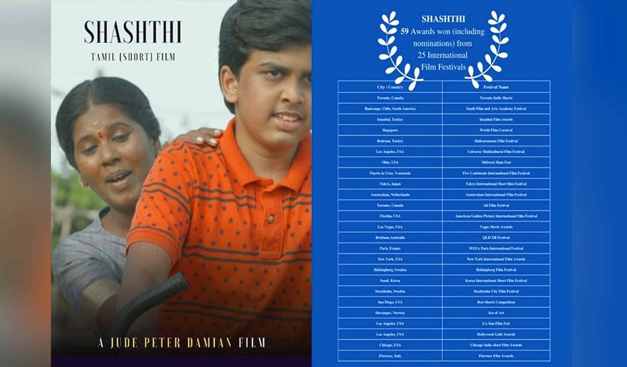 Unheralded Tamil short film ‘Shashthi’ wins 25 film fest awards