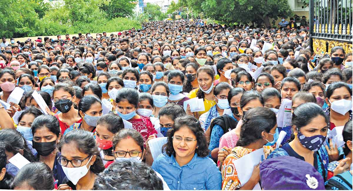 91.32 per cent candidates appear for SI Prelims in Telangana
