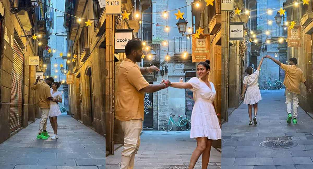 Vignesh Shivan shares adorable pictures with Nayanthara from Spain trip