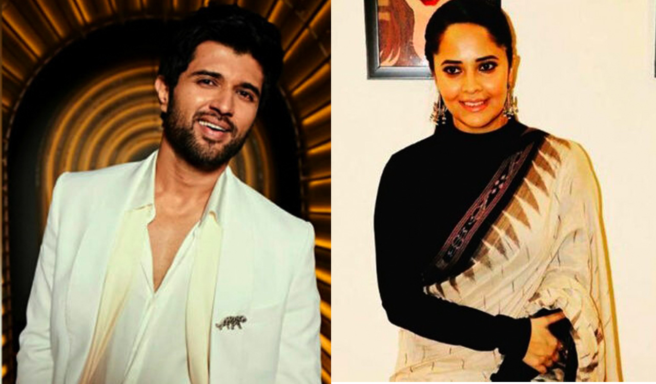 War of words between anchor Anasuya Bharadwaj and Vijay Devarakonda’s fans