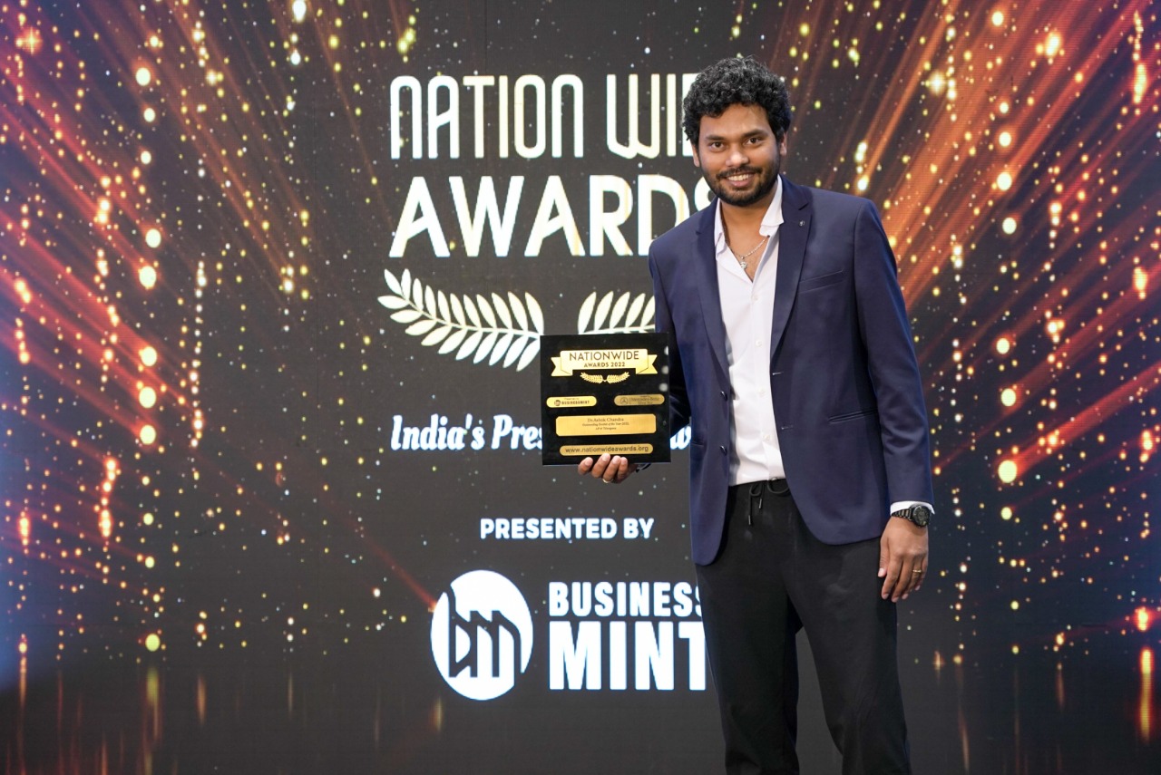 Pradham Dental’s CMD Dr. Ashok Chandra Bags the ‘Outstanding Dentist of The Year-2022’ At the Business Mint 31st Edition Nationwide Awards