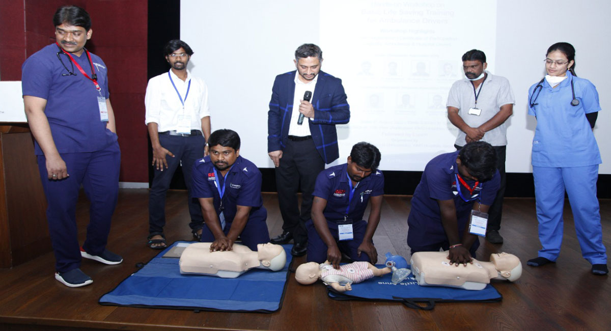 KIMS organises workshop on Basic Life Support skills