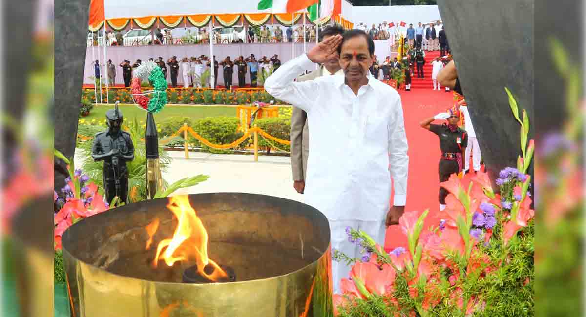 CM KCR to participate in mass recital of national anthem at Abids on Tuesday