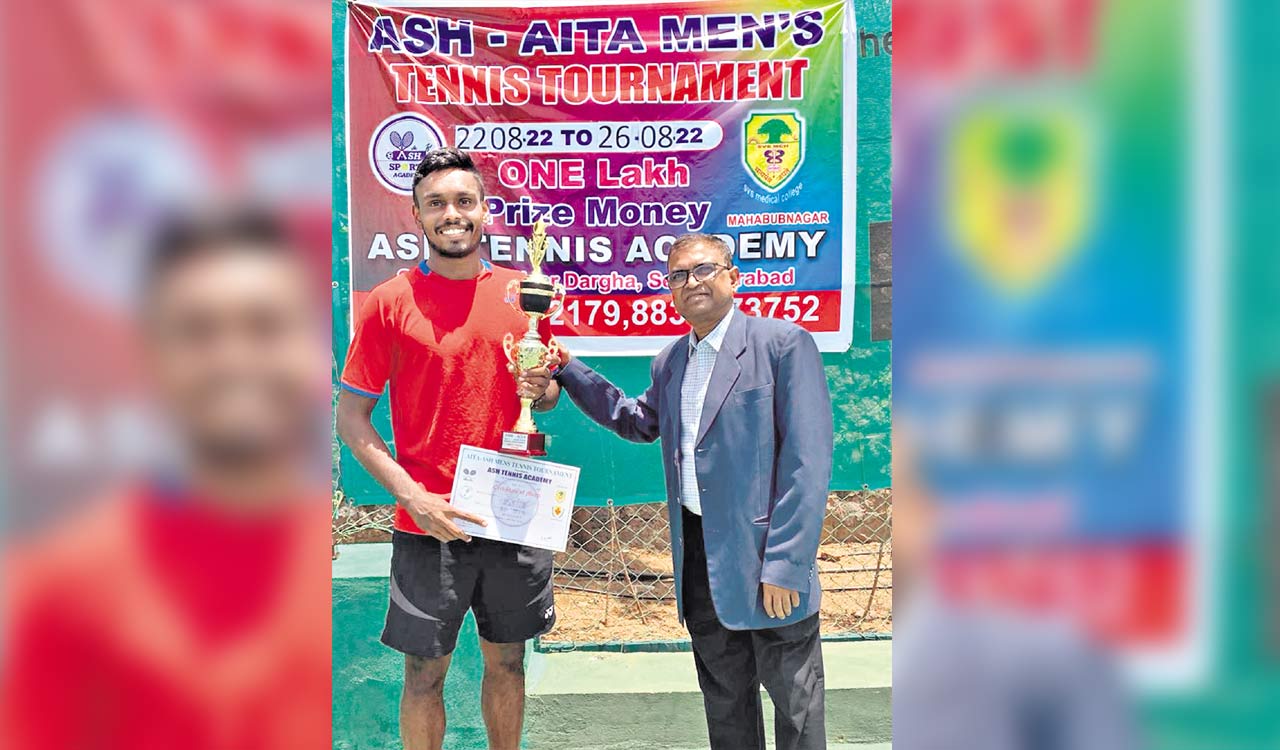 Karteek clinches All India National Ranking Tennis Tournament title