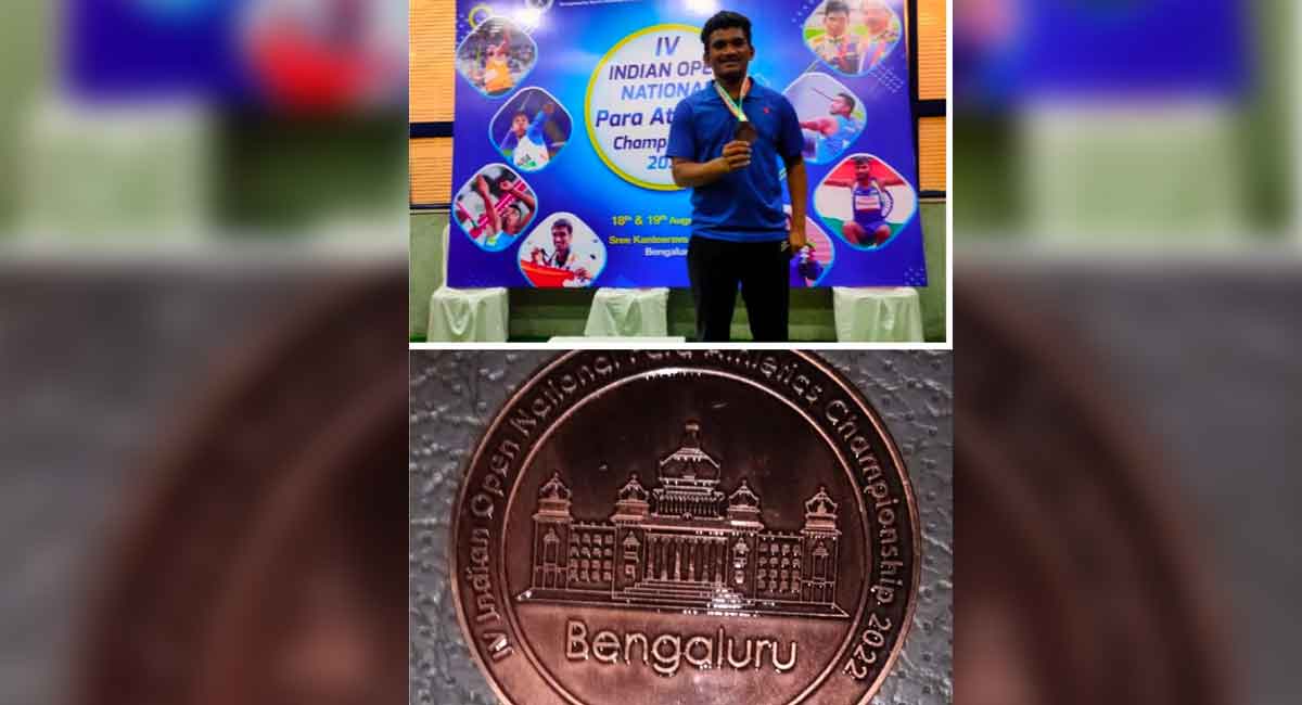 Ravi Kiran bags javelin bronze in Indian Open National Para Athletics