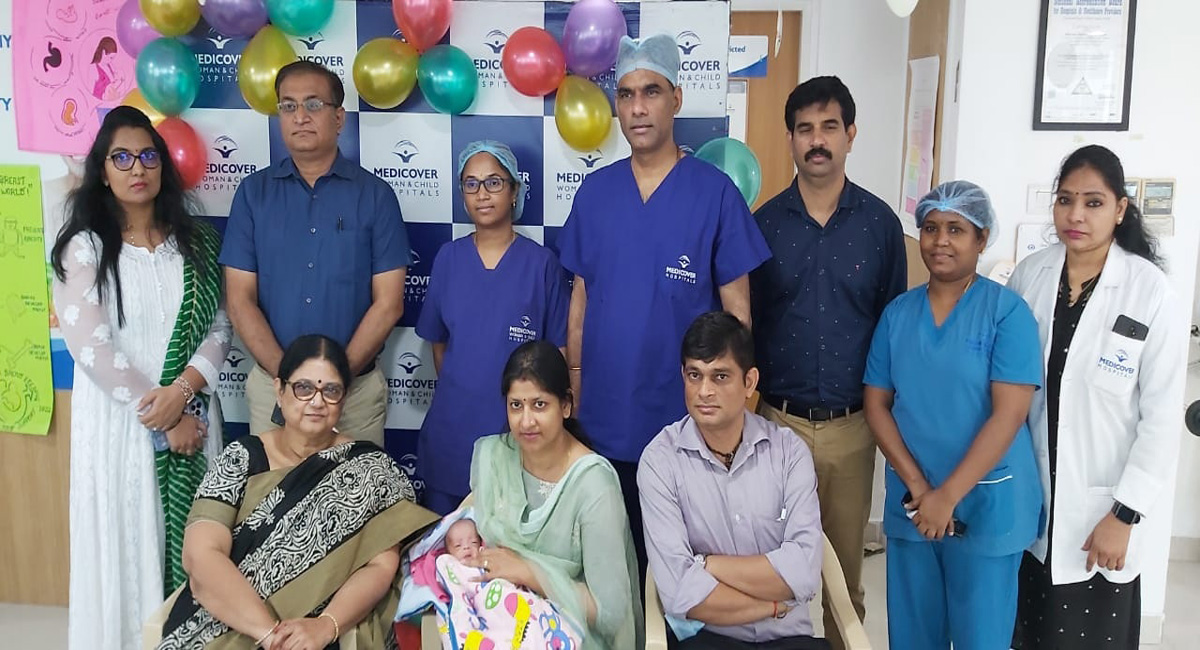 Preterm baby with low weight of 710 grams saved at Medicover Hospital