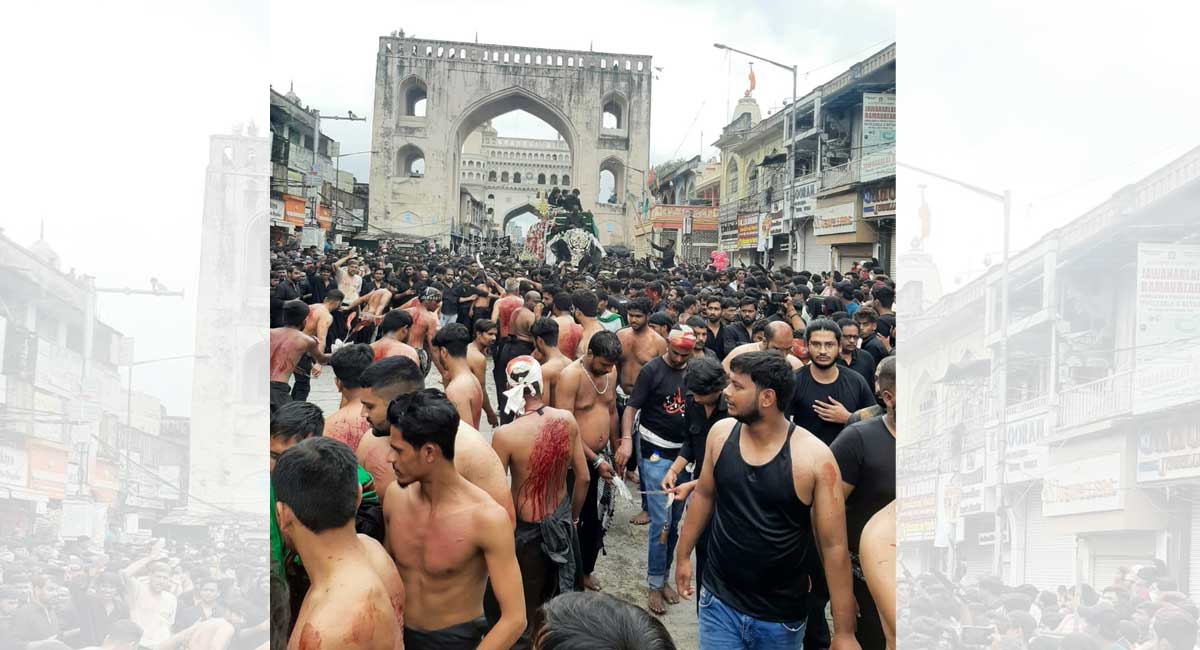 Bibi ka Alam procession begins in Hyderabad’s Old City