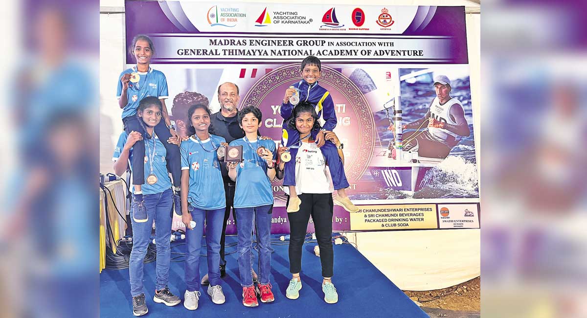 Hyderabad sailors clinch six medals in YAI Multi-Class Youth Championship