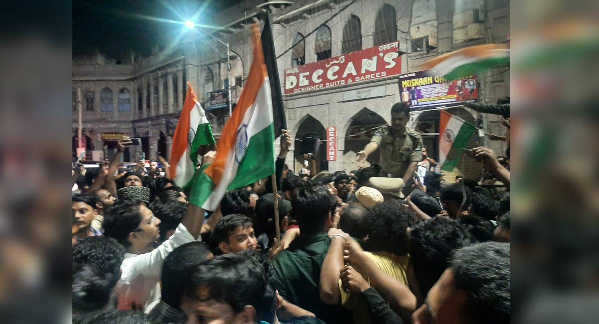 Raja Singh remarks against Prophet: Tension continues in Hyderabad