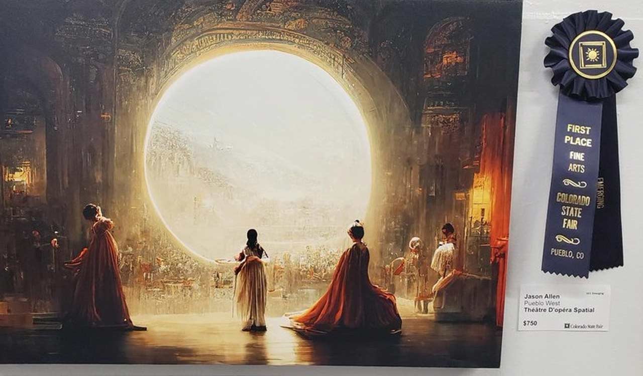 AI-generated artwork that won 1st prize stirs controversy