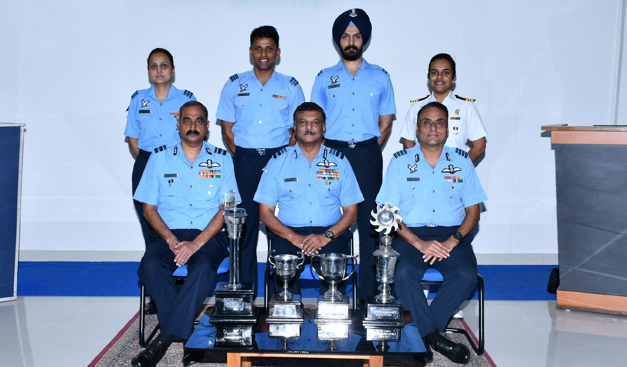 Graduation ceremony of Air Traffic Surveillance Services held at AFA Hyderabad